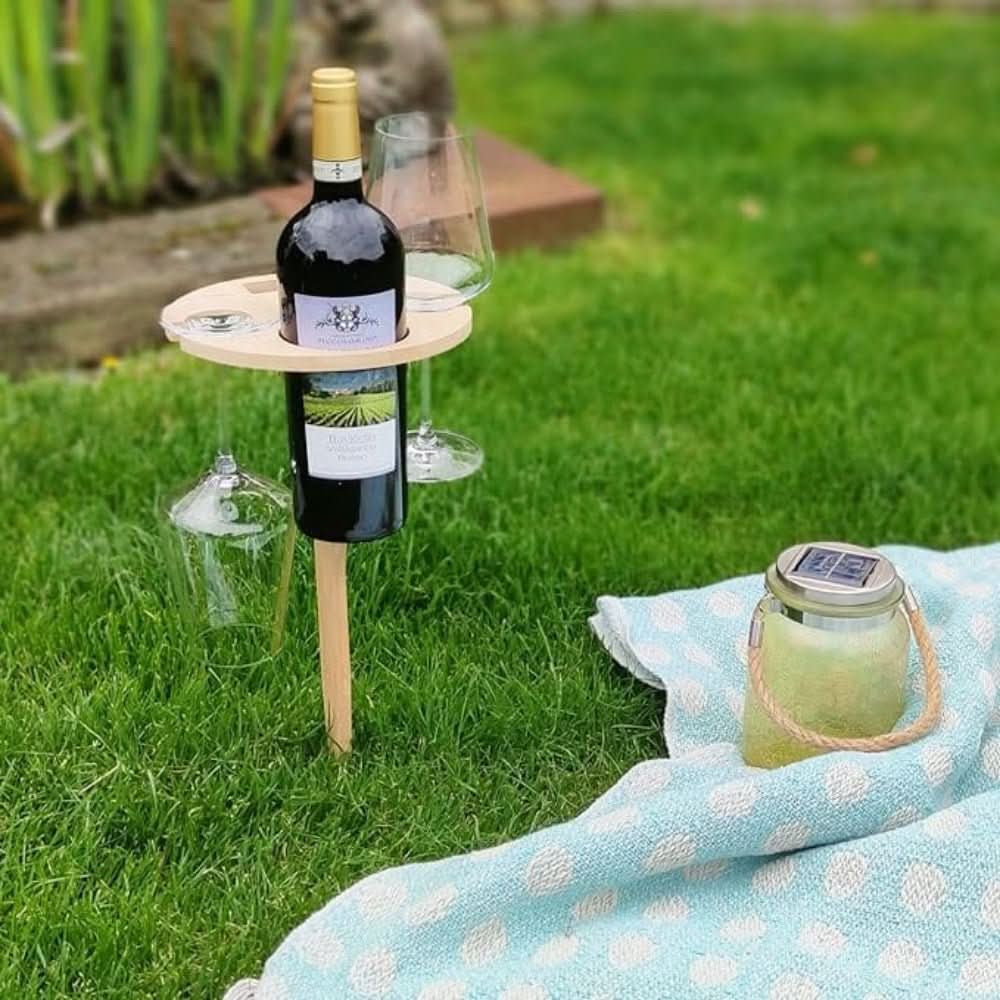 Avelena | Tragbarer Weintisch für Picknick & Outdoor-Genuss