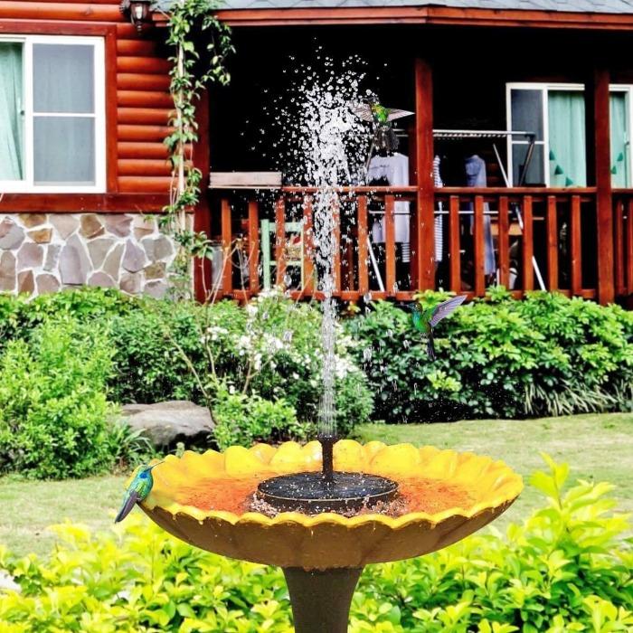 Avelena | Sophia AquaGlow Solarbrunnen – Charmante Gartenzierbrunnen