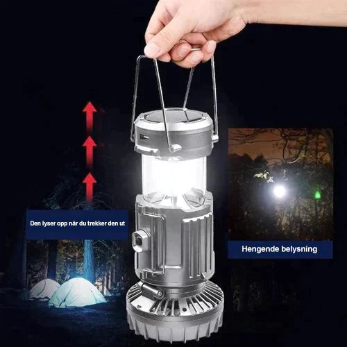 Avelena | Tragbare LED Campinglampe mit Ventilator