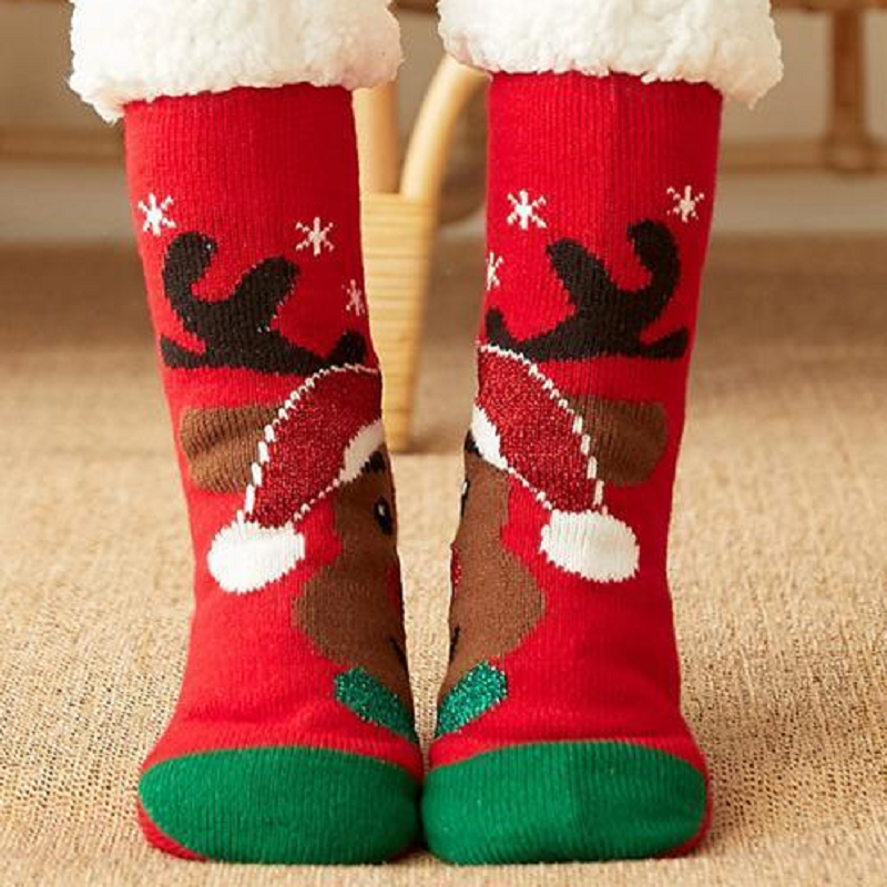Avelena | Ultra-Plüsch Weiche Rutschfeste Socken, 1 Paar