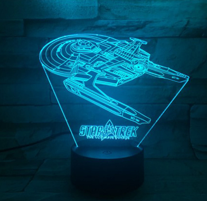 Avelena | Star Trek 3D optische Illusionslampe
