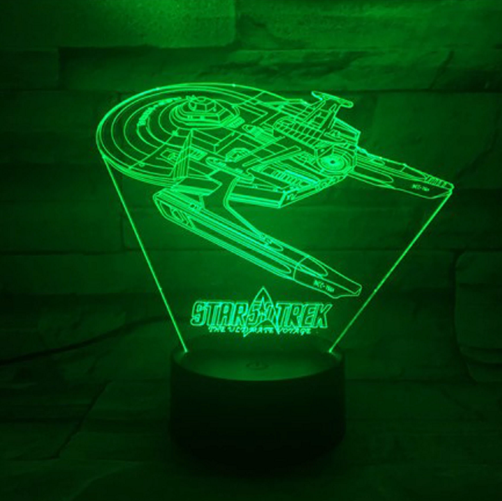 Avelena | Star Trek 3D optische Illusionslampe