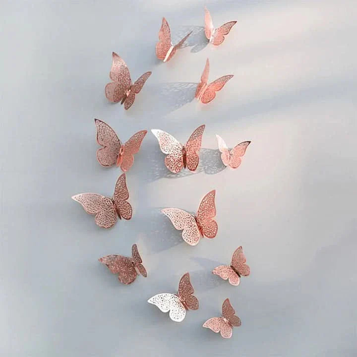 Avelena | Yuki - Schicke, raffinierte Schmetterlings-Wandkunst