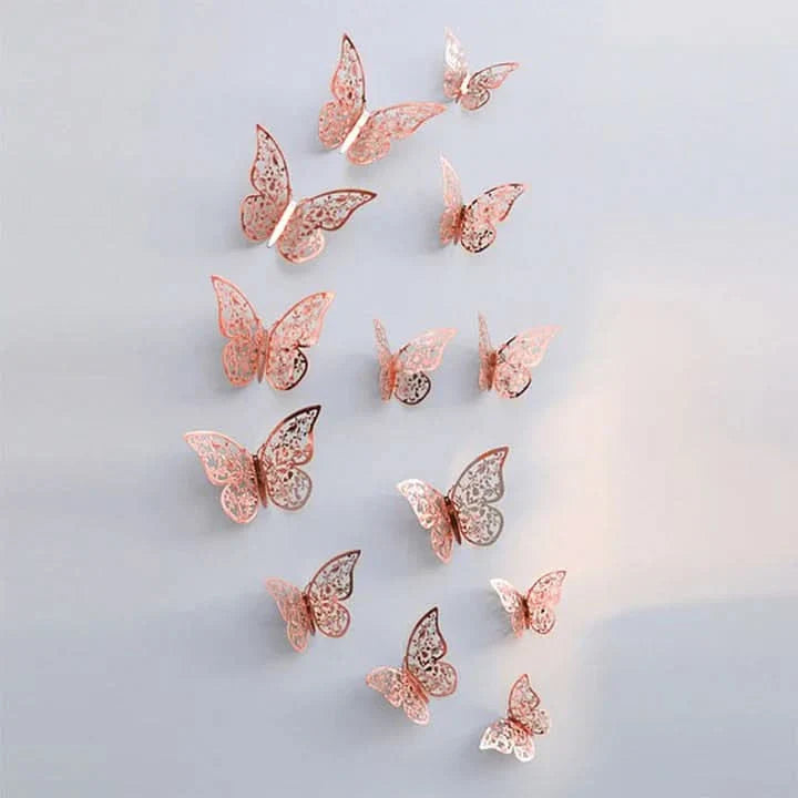 Avelena | Yuki - Schicke, raffinierte Schmetterlings-Wandkunst