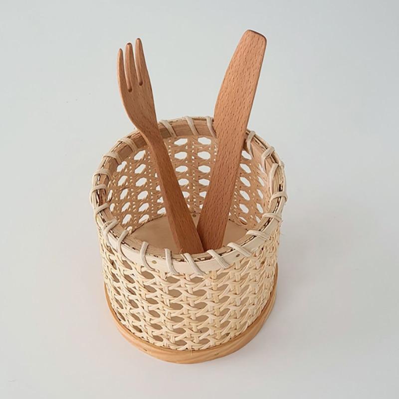 Avelena | Rattan-Besteck-Organizer