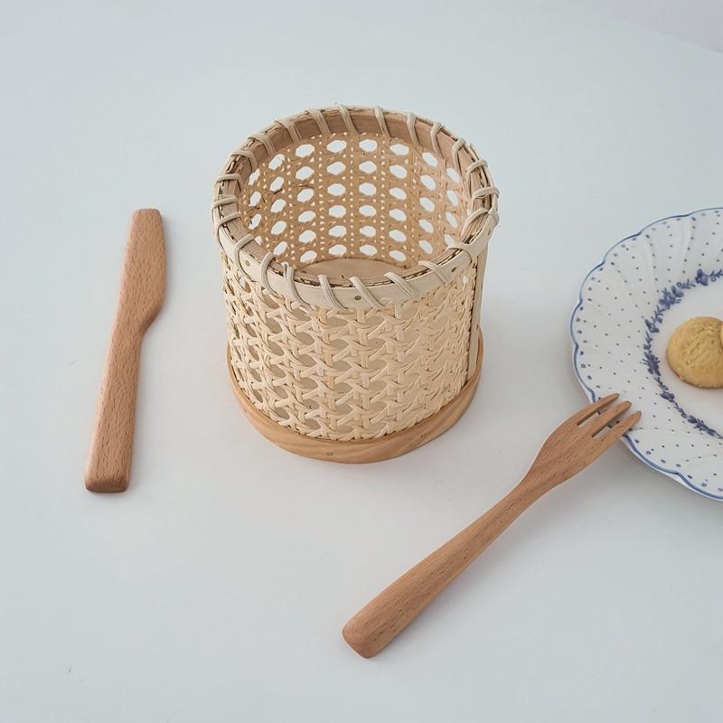 Avelena | Rattan-Besteck-Organizer