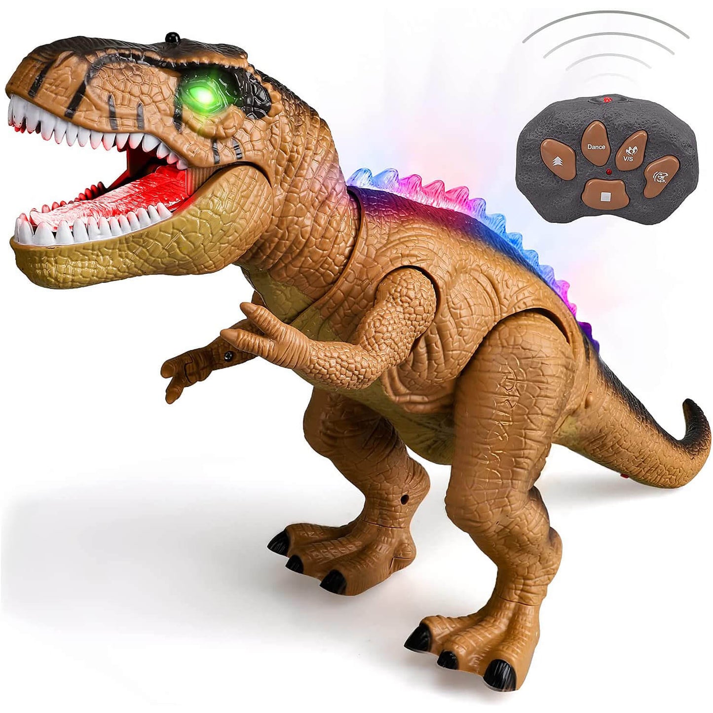 Avelena | Steuern Sie den T-Rex-Dinosaurier mit LED-Beleuchtung