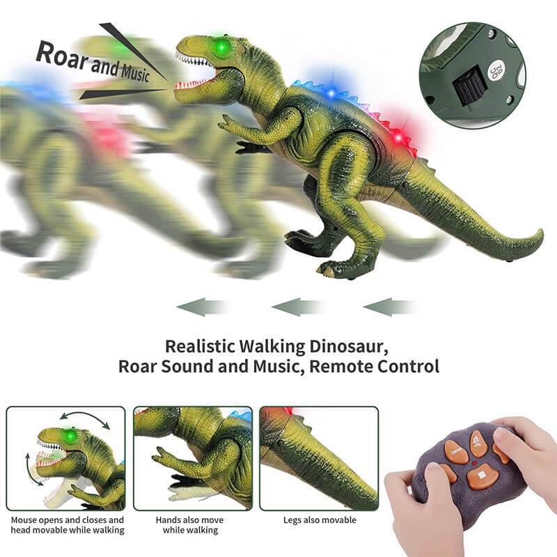 Avelena | Steuern Sie den T-Rex-Dinosaurier mit LED-Beleuchtung