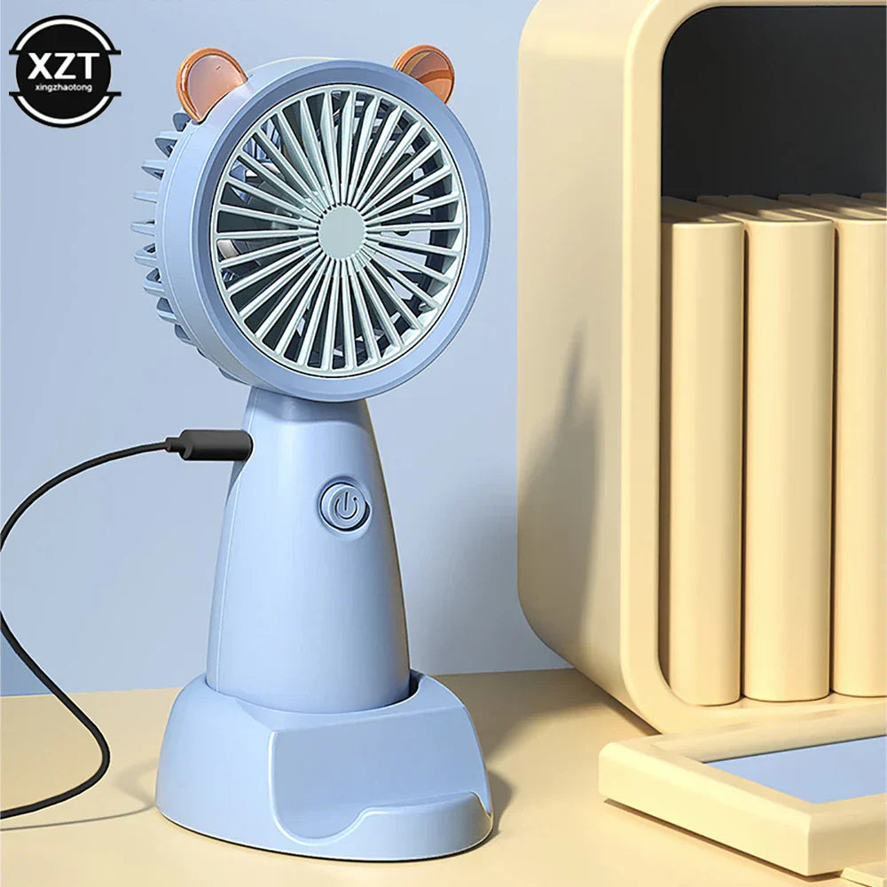 Avelena | Ventoa ClipCooler | Mini-Ventilator 3-in-1 | USB Wiederaufladbar | Leise & Tragbar