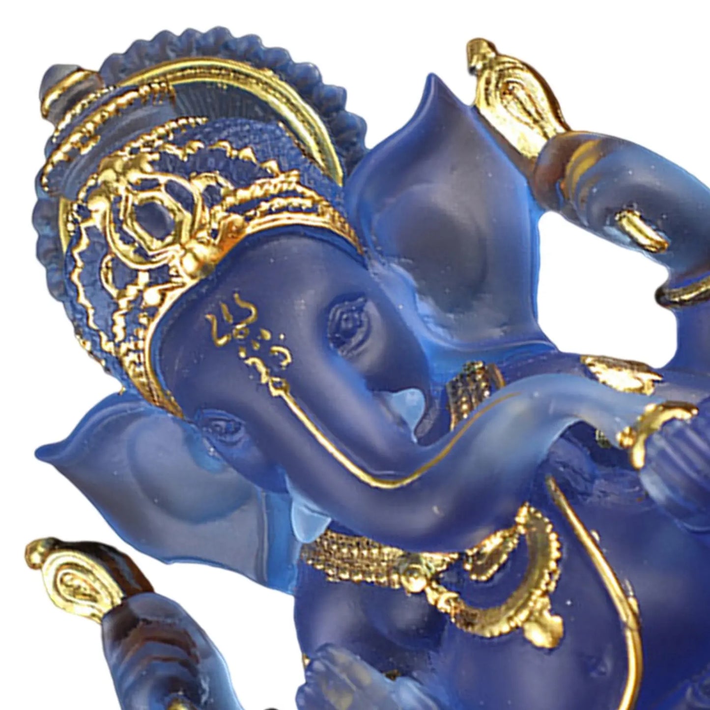 Avelena | Seltene farbige semi-transparente Ganesh-Statuen für Glück in Ihrem Zuhause