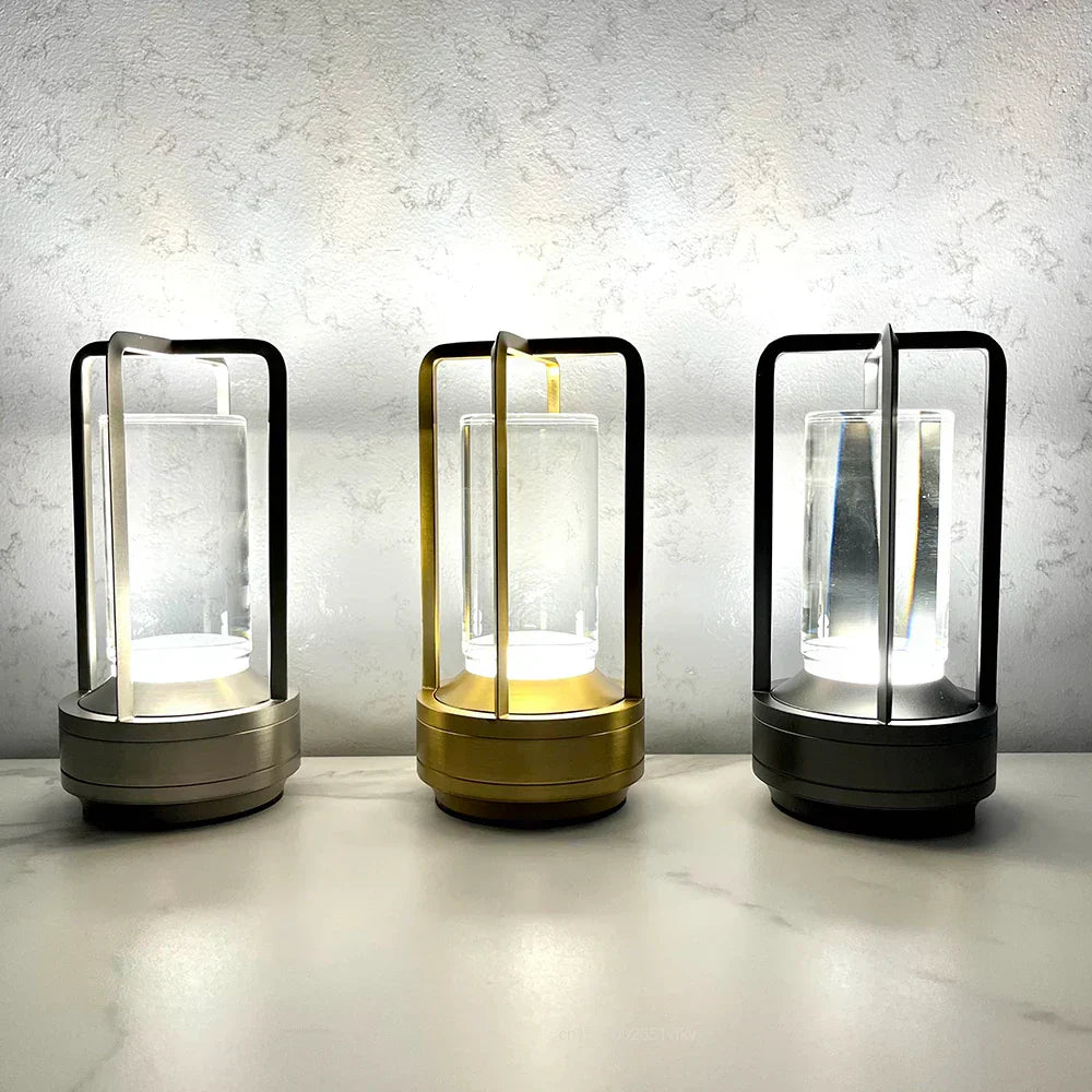 Avelena | Wiederaufladbare Drahtlose LuxusGlow Tischlampe - Elegante Drahtlose Lampe für Jede Stimmung