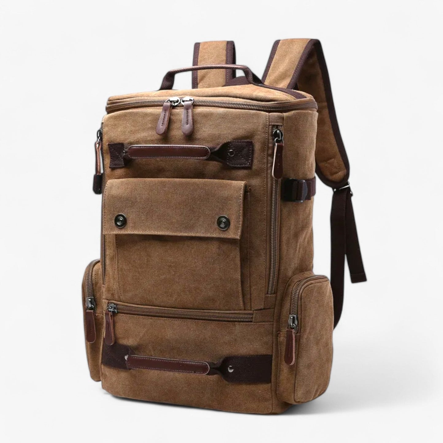 Avelena | Vintage Canvas Backpack – Stylisch & Funktional mit Laptopfach für Alltag & Abenteuer