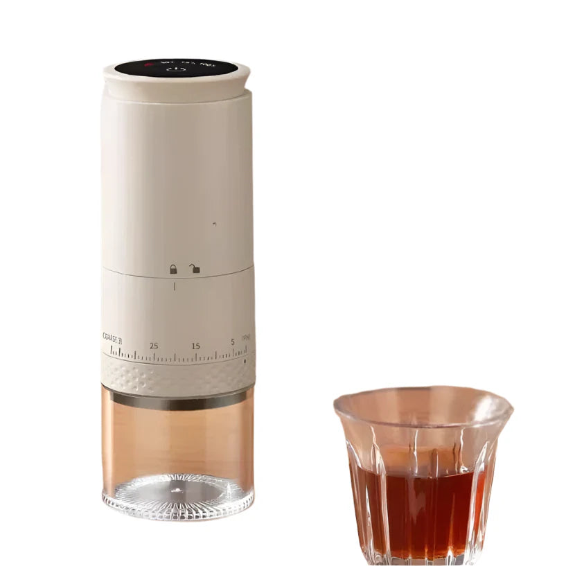 Avelena | Tragbare Elektrische Kaffeemühle Mit Einstellbarem Mahlgrad