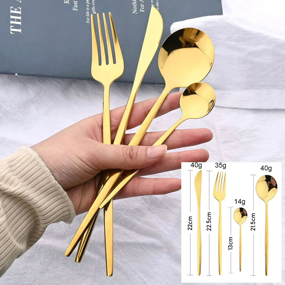 Avelena | Luxus Besteckset – Für eine elegante Tischdekoration