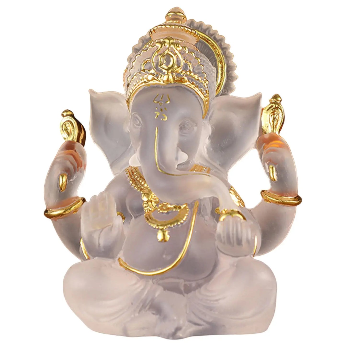 Avelena | Seltene farbige semi-transparente Ganesh-Statuen für Glück in Ihrem Zuhause