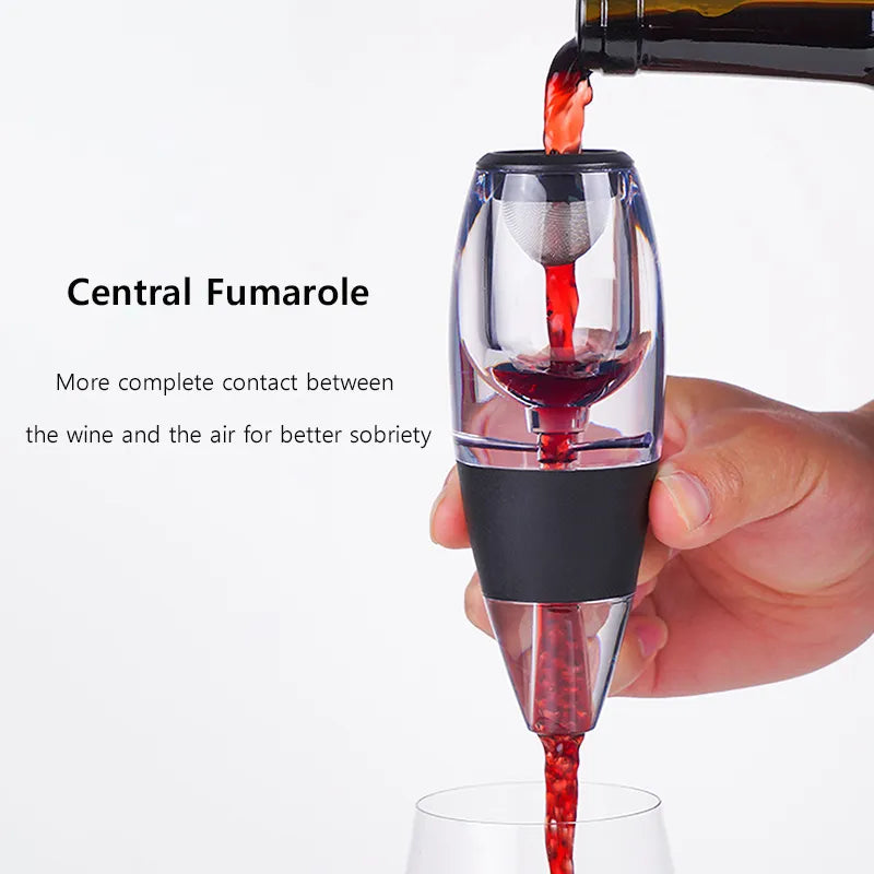 Avelena | Weinbelüfter, Dekanter, Ausgießer, Set mit Filtern, Luftreiniger, Standdiffusor, Luftbelüfter, Sieb, Belüfter, Wein für die Esszimmerbar