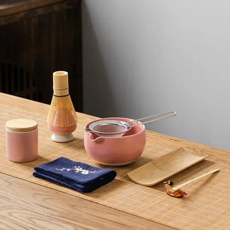 Avelena | 9-teilige japanische Matcha-Tee-Set