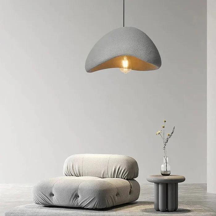 Avelena | ZenGlow Wabi Sabi Pendelleuchte | Minimalistisches Design | Elegante Hängeleuchte für Wohnzimmer & Esszimmer
