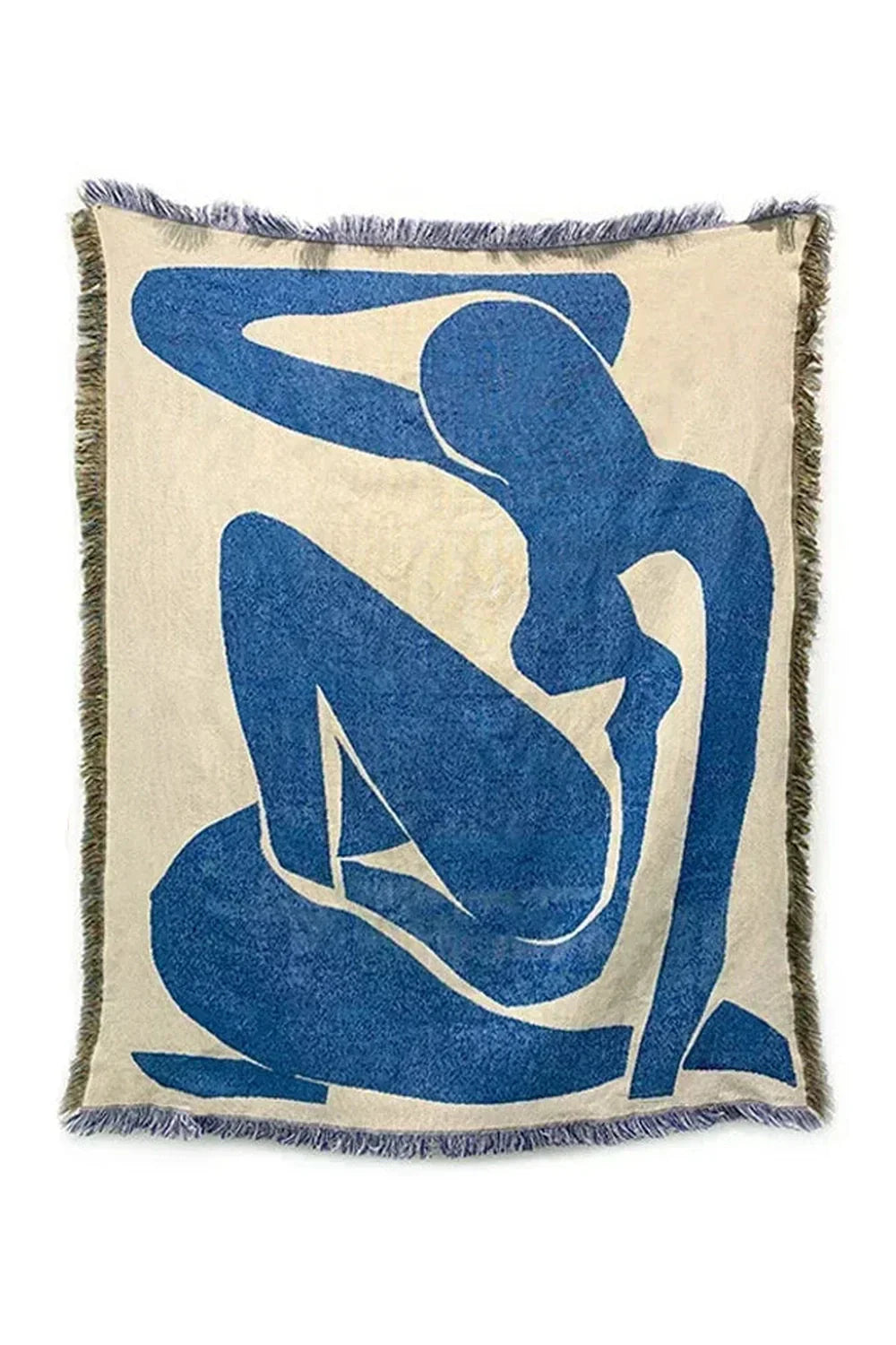 Avelena | Abstract Blue Muse Decke