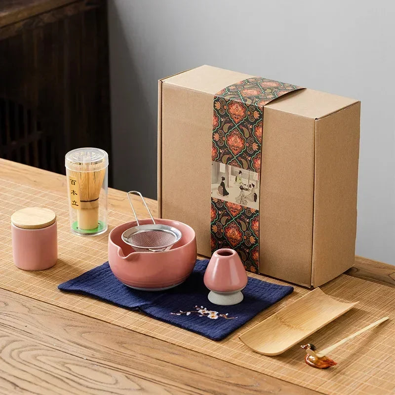 Avelena | 9-teilige japanische Matcha-Tee-Set