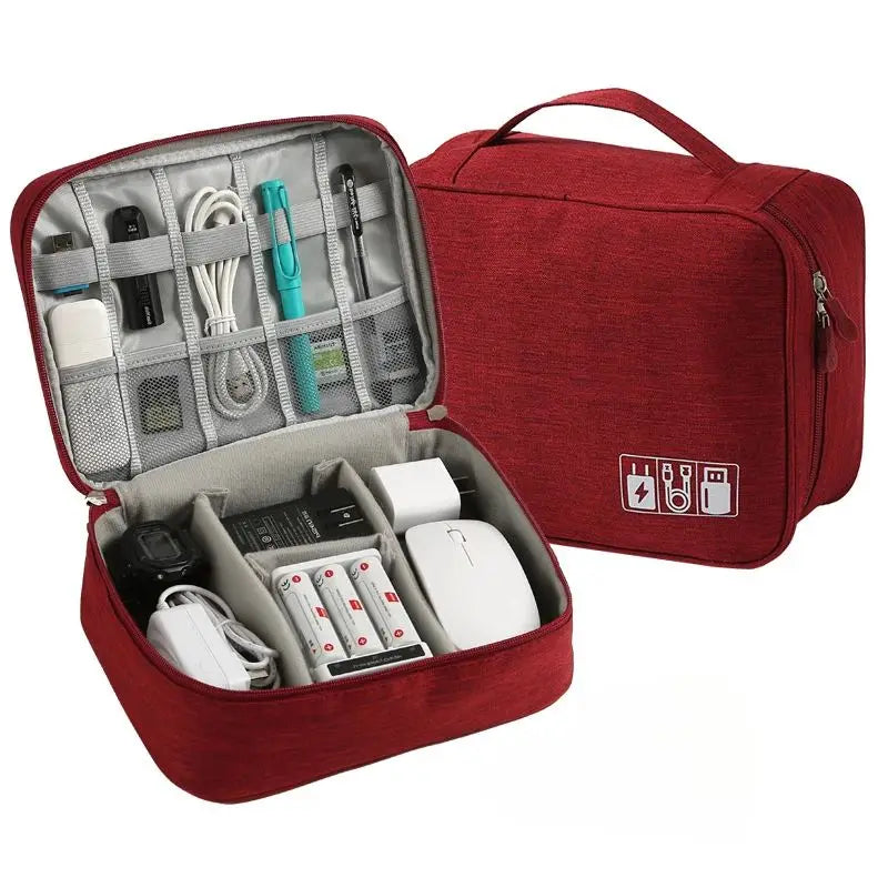 Avelena | TascaFlex Organizer | Reise-Kabeltasche & Gadget-Case | Wasserabweisend & Vielseitig | Oxford-Gewebe
