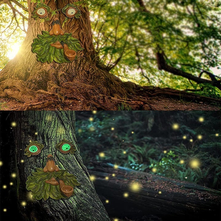 Avelena | Augen der Natur: Baumgesicht Vogelfutterstation