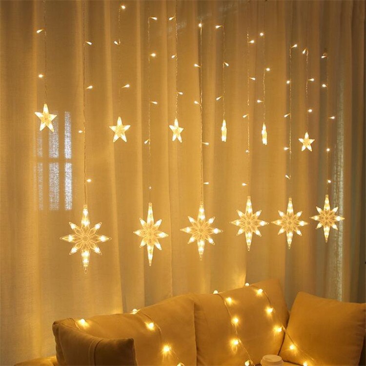 Avelena | Solar Moon Star Lampe LED Lichterkette Dekoration