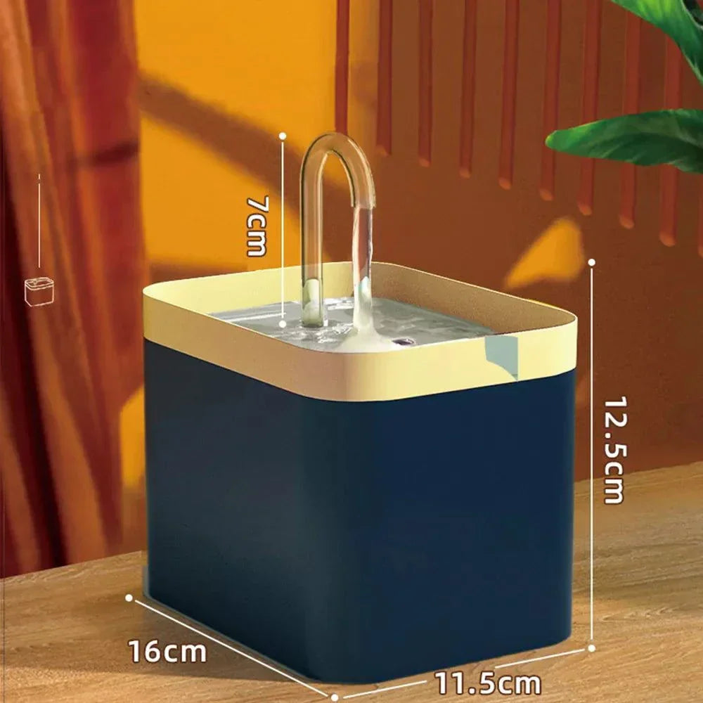 Avelena | Ultra-leise Haustier-Wasserbrunnen mit intelligenter Filtration - 1,5 l Edelstahl