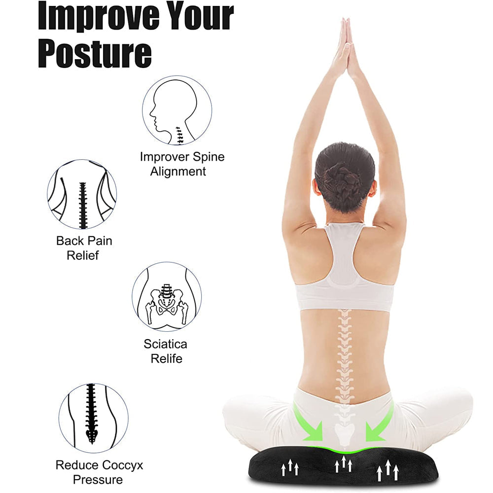 Avelena | RelaxCush | Ergonomisches Sitzkissen – Schmerzliese Komfort den ganzen Tag