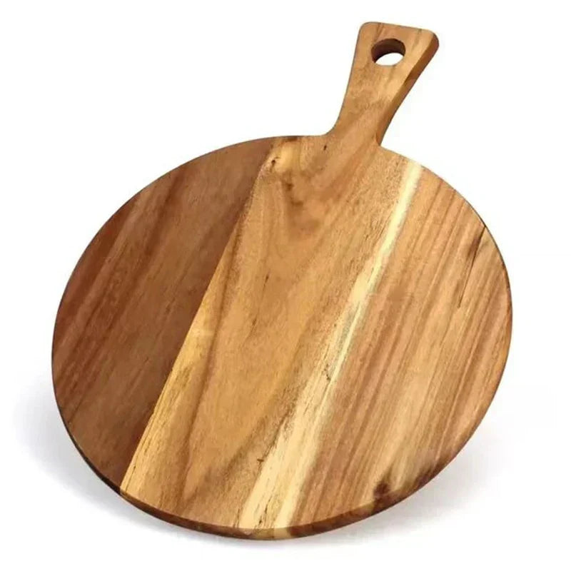 Avelena | Acacia-Holz Pizzaschaufel und Servierbrett mit Griff