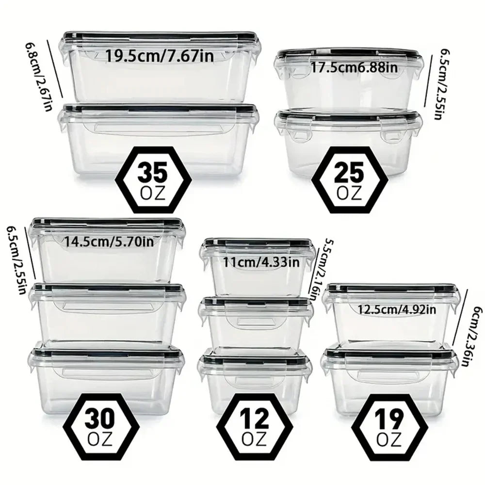 Avelena | 12-teiliges Lebensmittelbehälter-Set - FoodSaver
