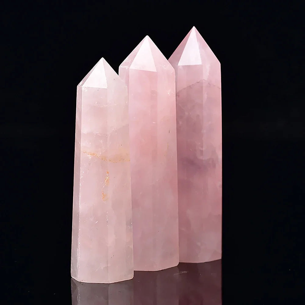 Avelena | Energora Kristall-Obelisk | Echter Naturquarz | Für Meditation & Chakra-Heilung | Spirituelles Dekoobjekt