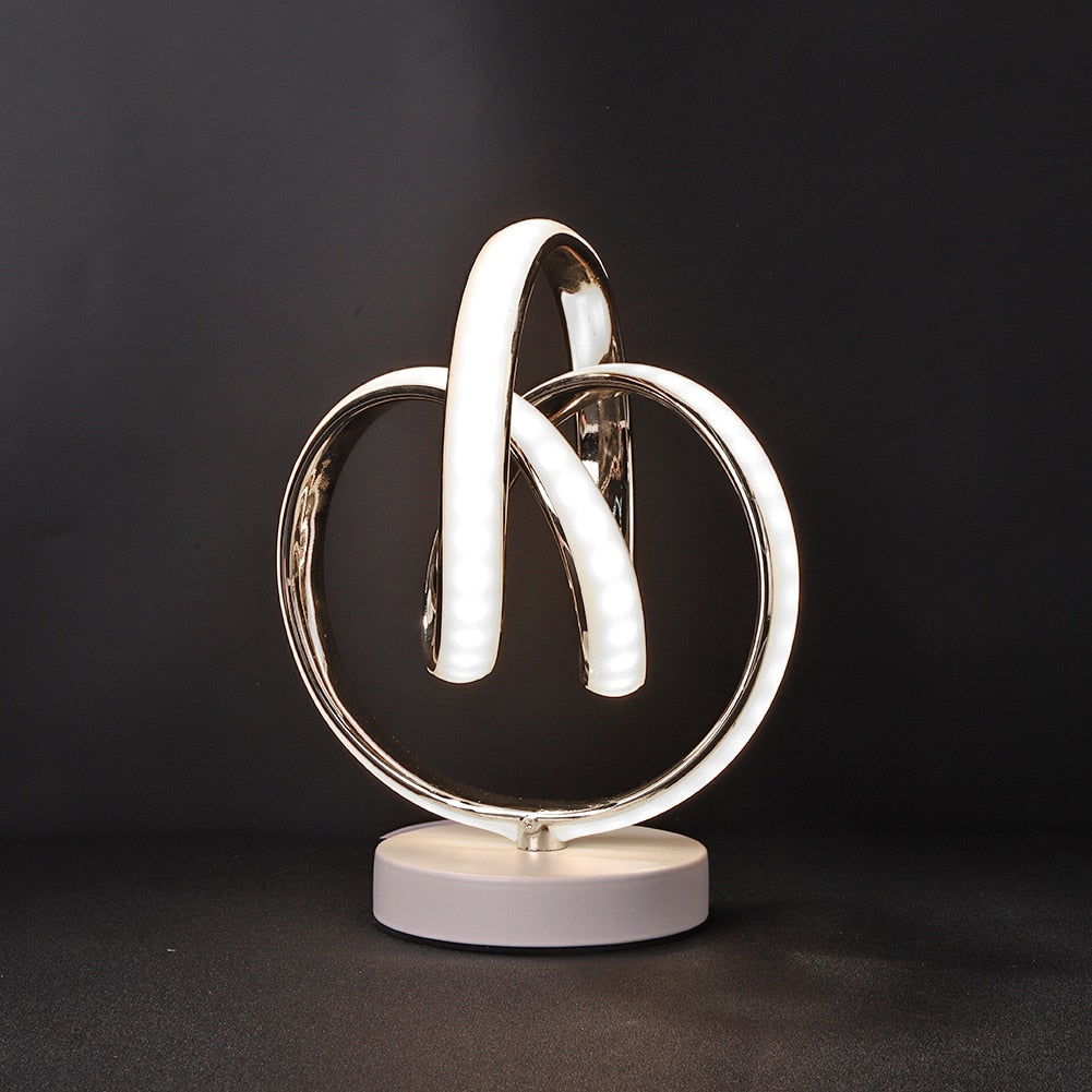 Avelena | SpiralGlow – Elegante LED-Tischlampe mit gemütlichem warmen Licht
