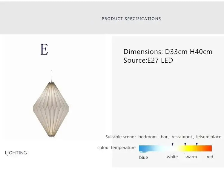 Avelena | Elegante von Origami inspirierte Papierlaterne