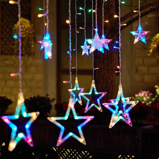 Avelena | Solar Moon Star Lampe LED Lichterkette Dekoration