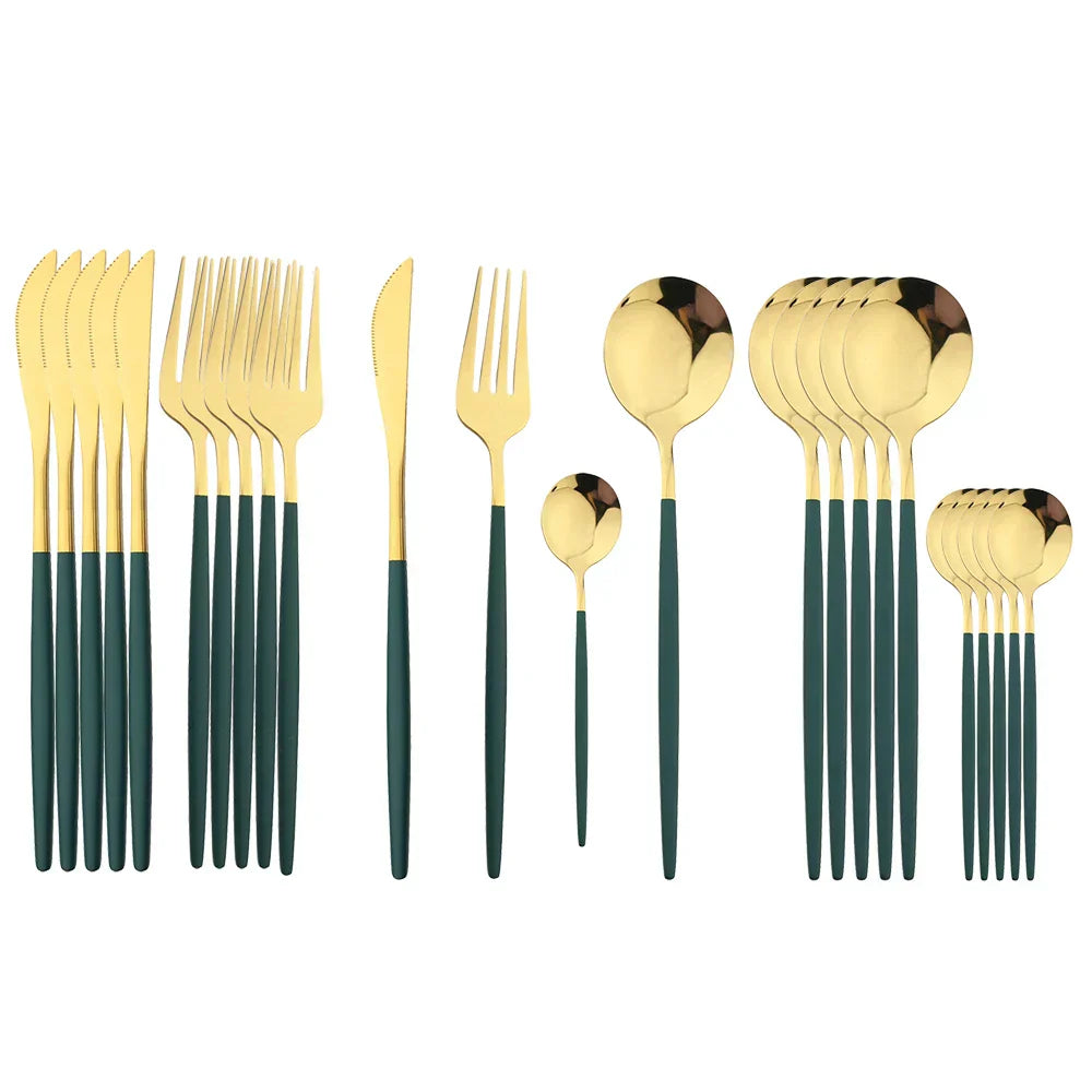 Avelena | Luxus Besteckset – Für eine elegante Tischdekoration