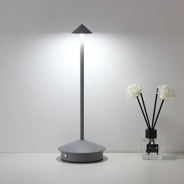 Avelena | Wiederaufladbare Tischlampe Kreative Esszimmer Touch Led Hotel Bar Kaffee Pina Pro Tischlampe Lampada Da Tavolo Dekorative Schreibtischlampe