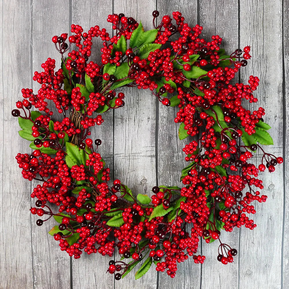 Avelena | Rote Beeren Weihnachtskränze