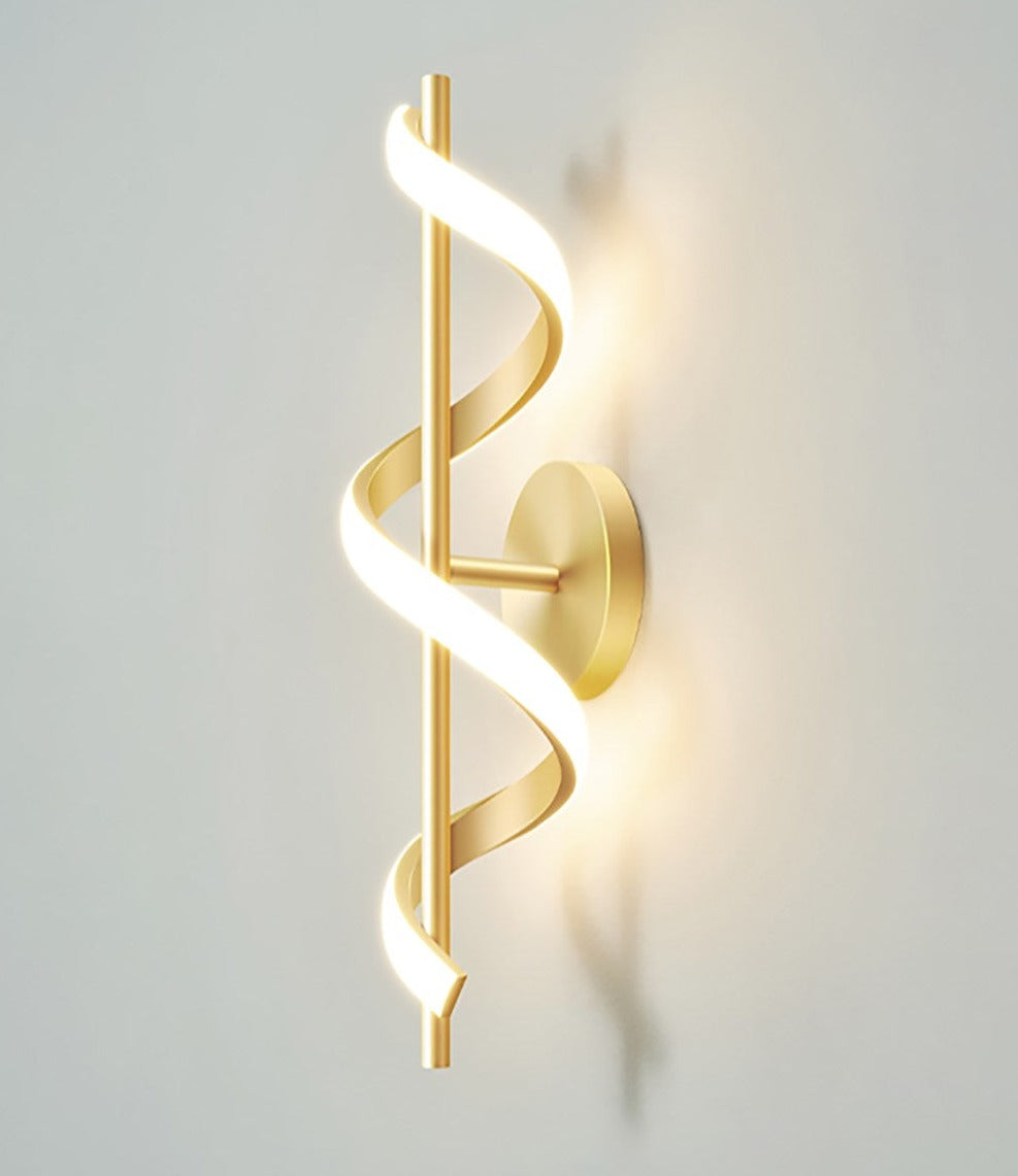Avelena | SpiralLume – Minimalistische LED-Wandleuchte mit modernem Flair