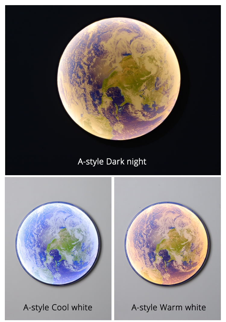 Avelena | 3D LED Mond oder Erde Decken- oder Wandlampe (3 Stile) 24CM-80CM