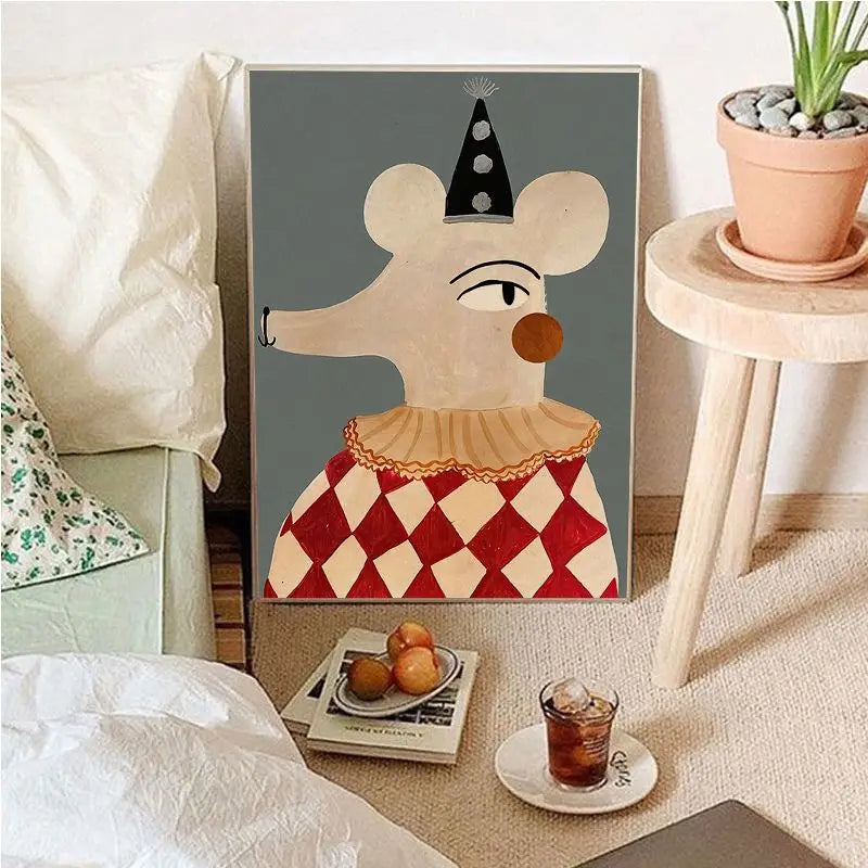 Avelena | Vintage Cartoon Leinwandkunst