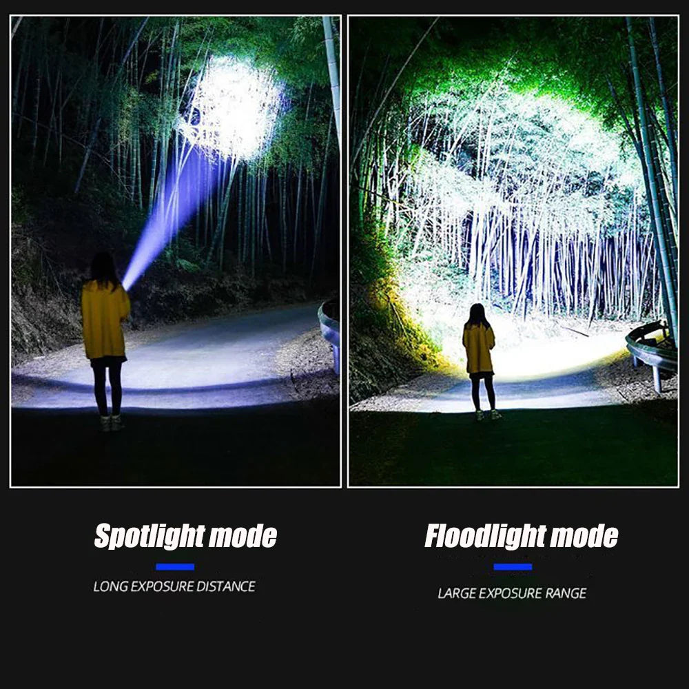 Avelena | Wiederaufladbare 10000 Lumen LED Taschenlampe 1+1 GRATIS – Striker