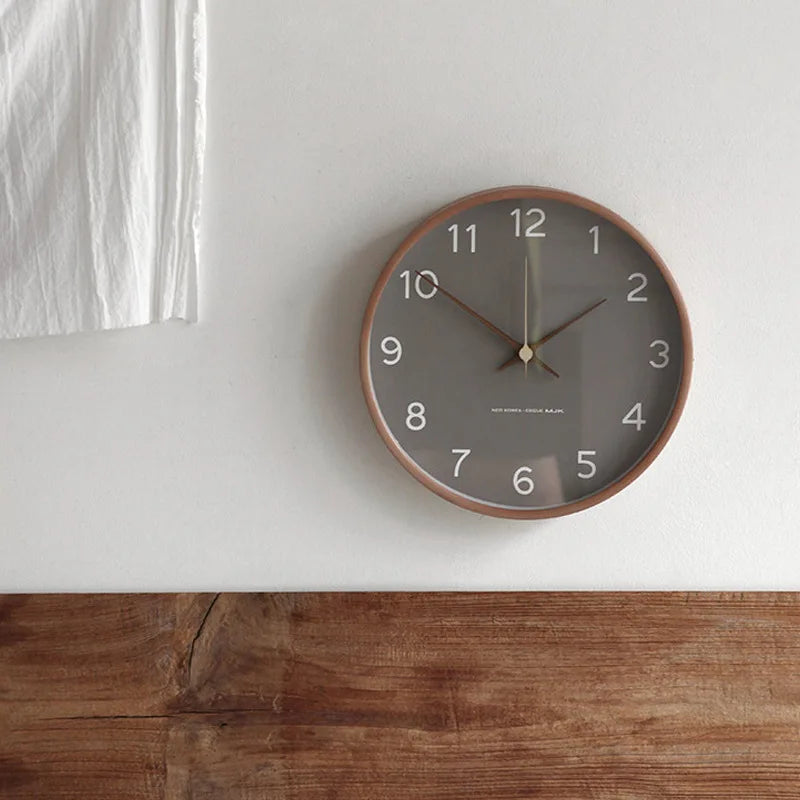Avelena | TranscendTime | Wanduhr aus Holz und Glas