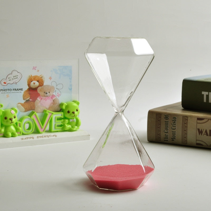 Avelena | 5–60 Minuten Diamantsanduhr, Sanduhr, Sanduhr, Kindergeschenk, Sanduhr, Heimdekoration, erhältlich in mehreren Farboptionen