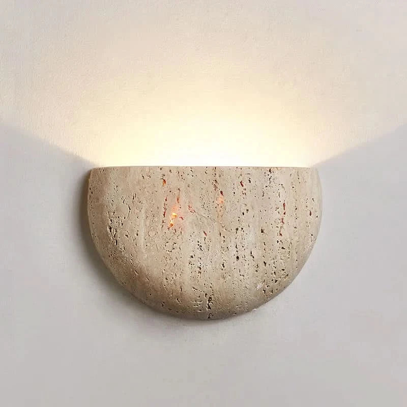 Avelena | Stein Wandlampe – Retro Wabi-Sabi LED Licht