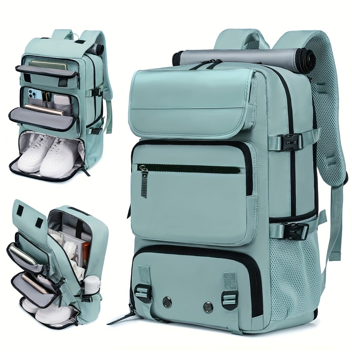 Avelena | TRAVELMAX Pack – Großer wasserdichter Rucksack mit USB-Ladeanschluss