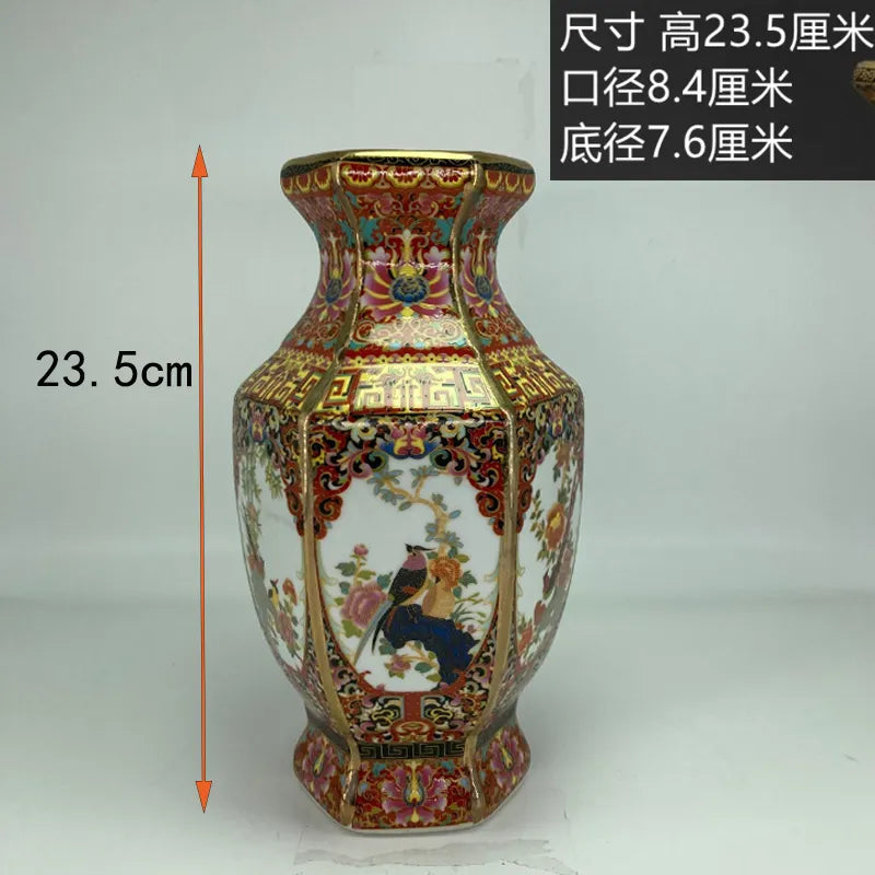 Avelena | Antiker königlicher chinesischer Porzellanvasen