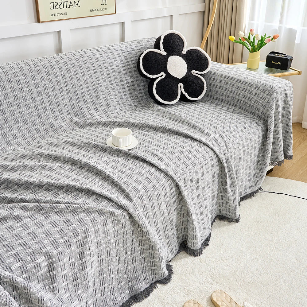 Avelena | DualComfort Wendbare Sofabezug – Stylischer, Waschbarer Couchschutz für 3–4-Sitzer Sofas