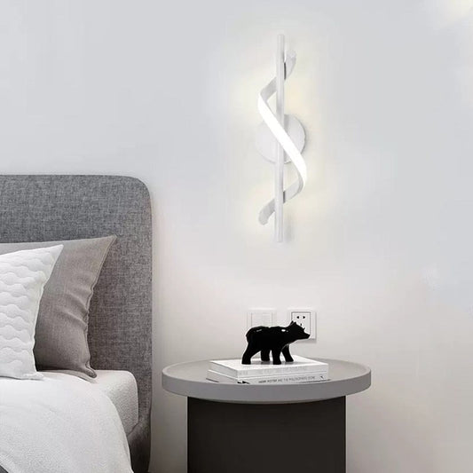 Avelena | SpiralLume – Minimalistische LED-Wandleuchte mit modernem Flair