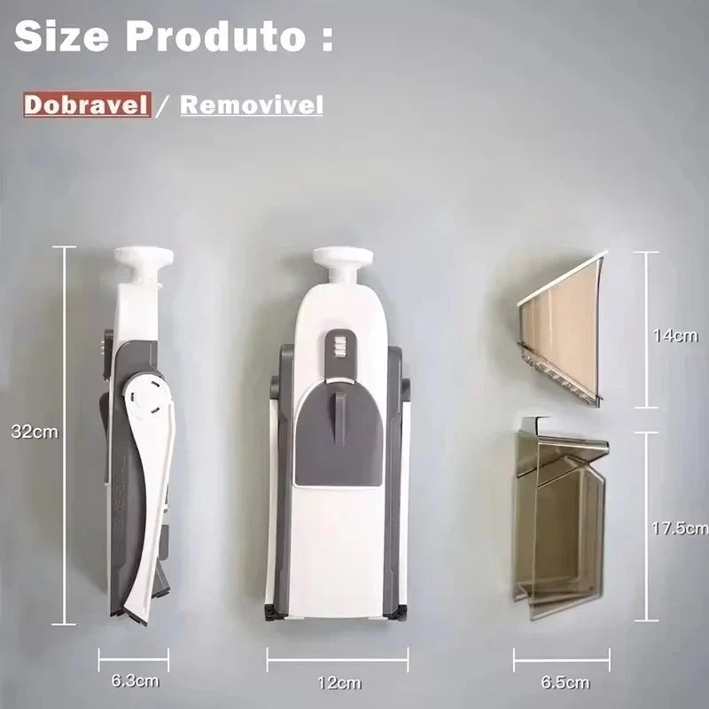 Avelena | Sicherer 5-in-1 Gemüseschneider Mit Auffangbehälter 1+1 Gratis